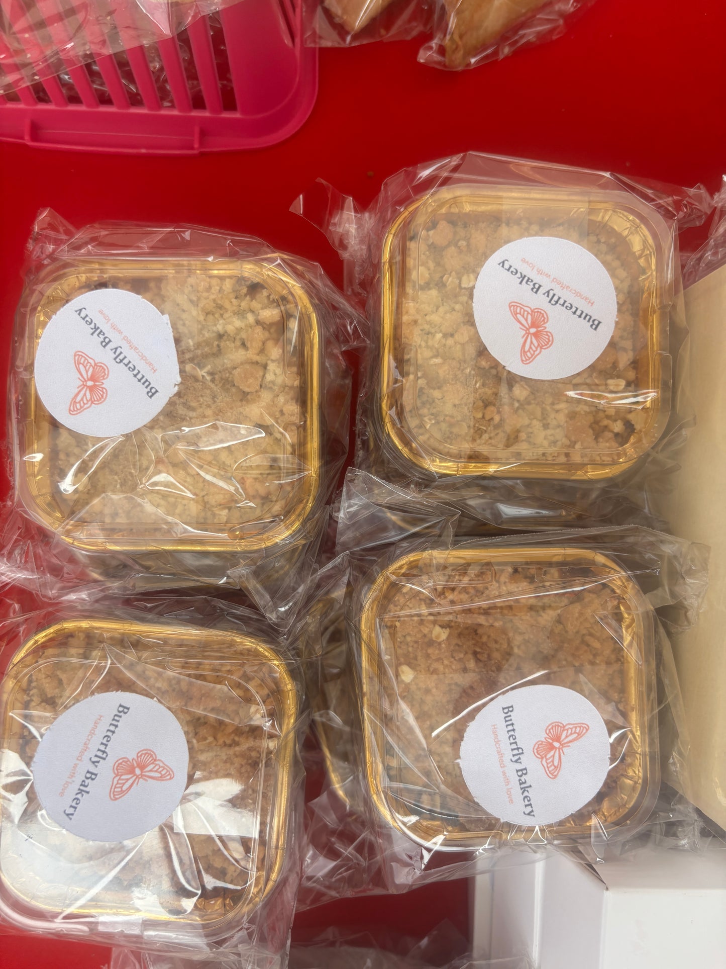 Vegan Apple Crumble Pots